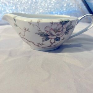 Vintage Noritake  Creamer Pink Rose Floral Fine China Japan